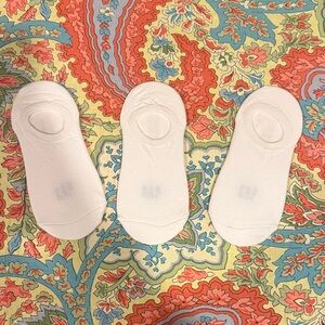 🆕 No-Show White Women’s Socks - Set of 3